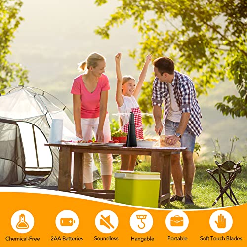 Fly Fans for Tables, Fly Repellent Fan Indoor Outdoor with - Product Imagery