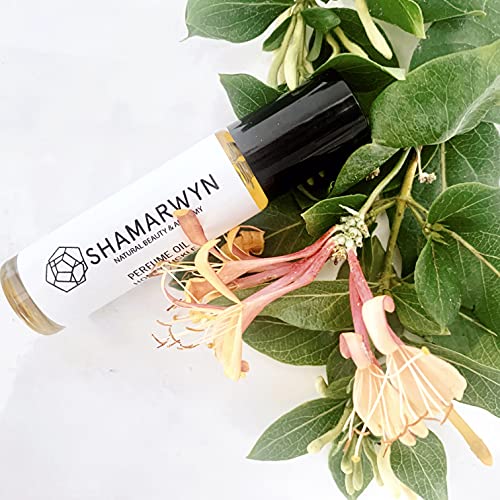 Honeysuckle Perfume Oil - Botanical Essential Oil Roll-On - Product Imagery