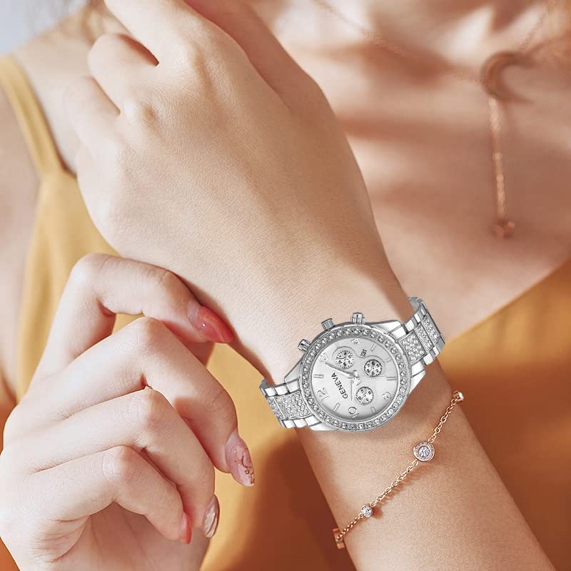 Gosasa Luxury Unisex Crystal Diamond Watches Quartz Digital - Product Imagery