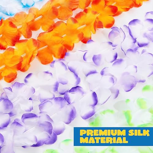 Joyin Toy 36 Counts Hawaiian Leis Bulk, Tropical Flower Lei - Product Imagery