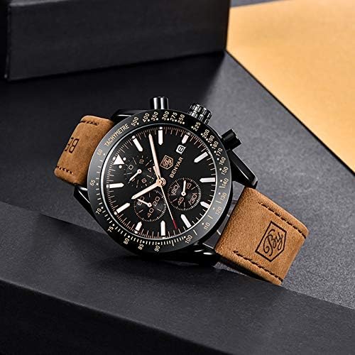 BENYAR Men's Chronograph Quartz Watch – Waterproof & Luminous