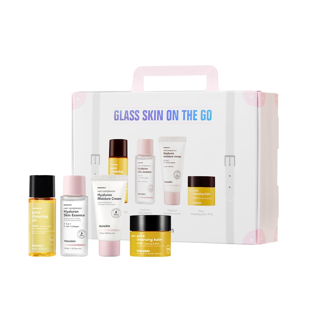 Hanskin Glow Skin On the Go Kit–Brightening &amp; Hydrating Mini - Hanskin