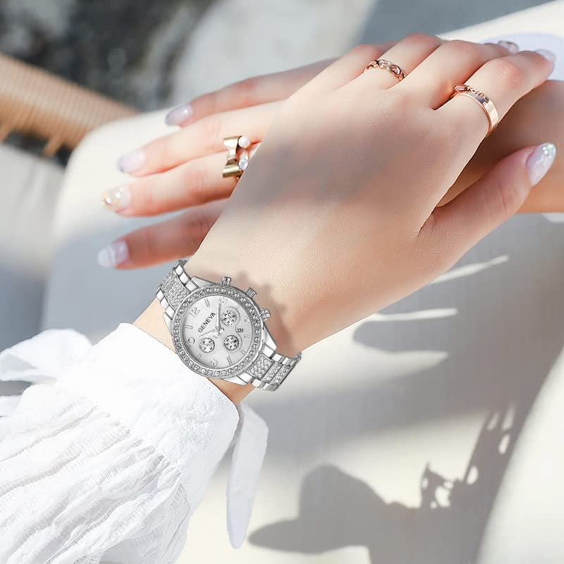 Gosasa Luxury Unisex Crystal Diamond Watches Quartz Digital - Product Imagery
