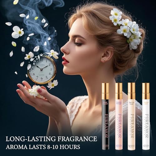 PUREAMOR Pheromones Perfumes for Women, Long lasting Skin Scent - Product Imagery