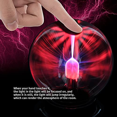 PowerTRC Plasma Ball, 3 inch Plasma Night Lamp, USB or Battery - Product Imagery