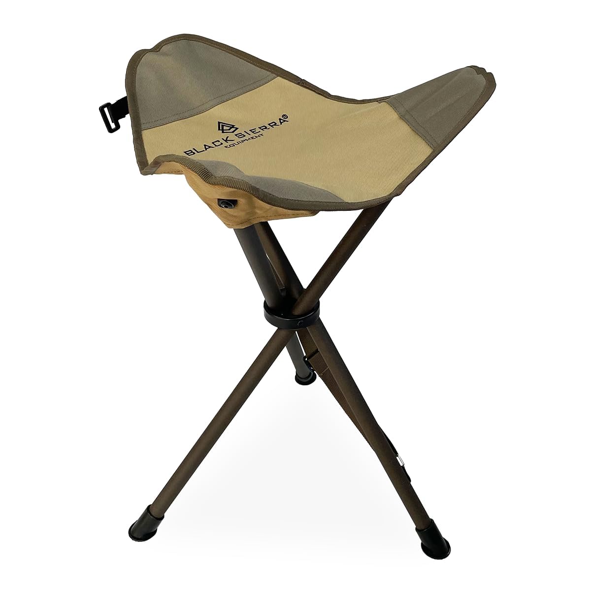 Black Sierra Folding Hunting Stool Lightweight Portable Seat - Black Sierra Equipment Official Imagery - 1