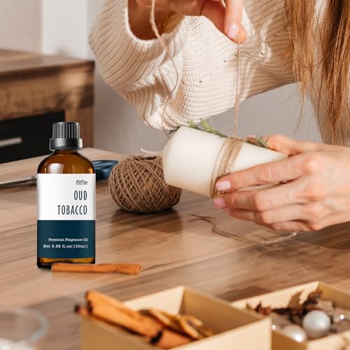 Oud Tobacco Fragrance Oil, MitFlor Single Scented Oil, Large - Product Imagery