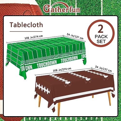 Football Party Decorations Disposable Tablecloth Plastic - Product Imagery