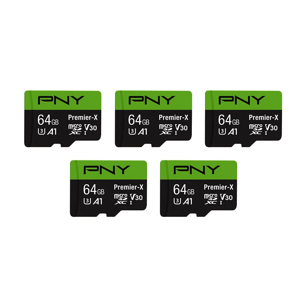 PNY 128GB Premier - X C10 U3 V30 A1 microSDXC Flash Memory - PNY Official Product View 5