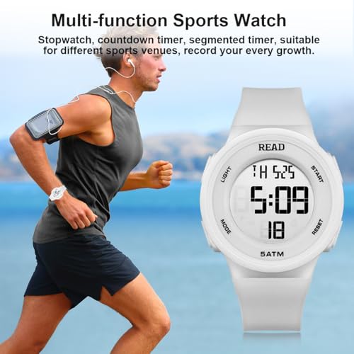 Digital Watches Minimalist Sports Waterproof Versatile - Product Imagery