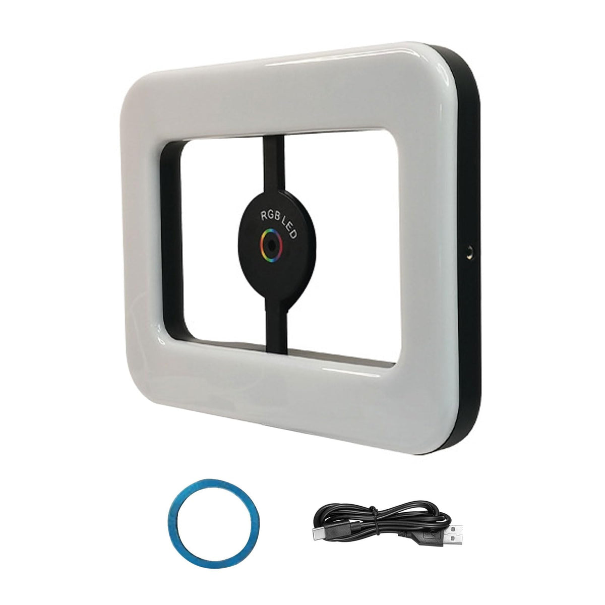 Magnetic RGB Selfie Light Rechargeable Dual Sided LED Video - GOWENIC Official Imagery - 2