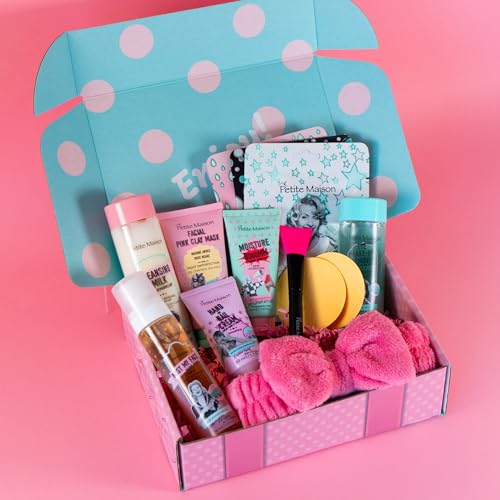 Petite Maison 13-Piece Spa Gift Basket for Women and Teen Girls, - Product Imagery