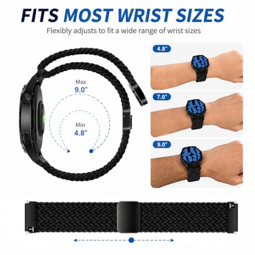 16mm 18mm 19mm 20mm 22mm Quick Release Watch Band for Men and - Product Imagery