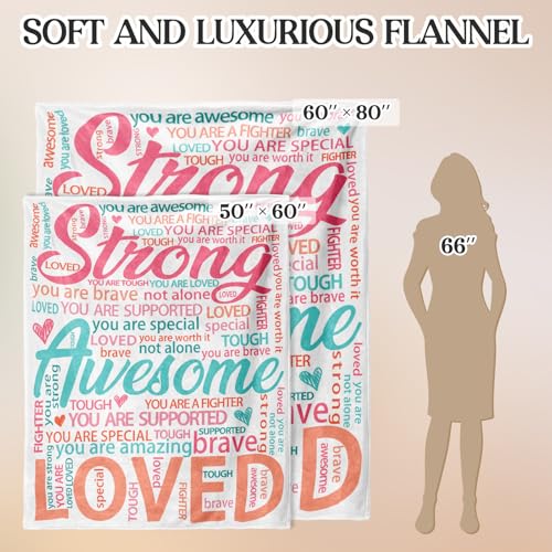 Super Soft Hug Blanket for Women - Inspirational Healing Gift - Product Imagery