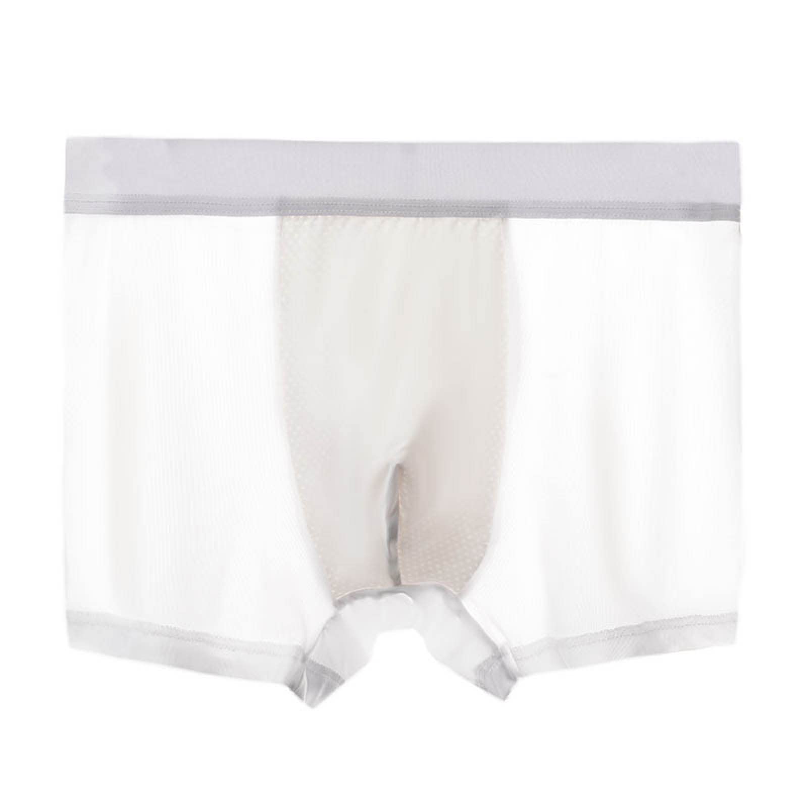 Mens Ice Silk Underwear Seamless Quick Dry Boxer Briefs Thin Breathabl - View 3