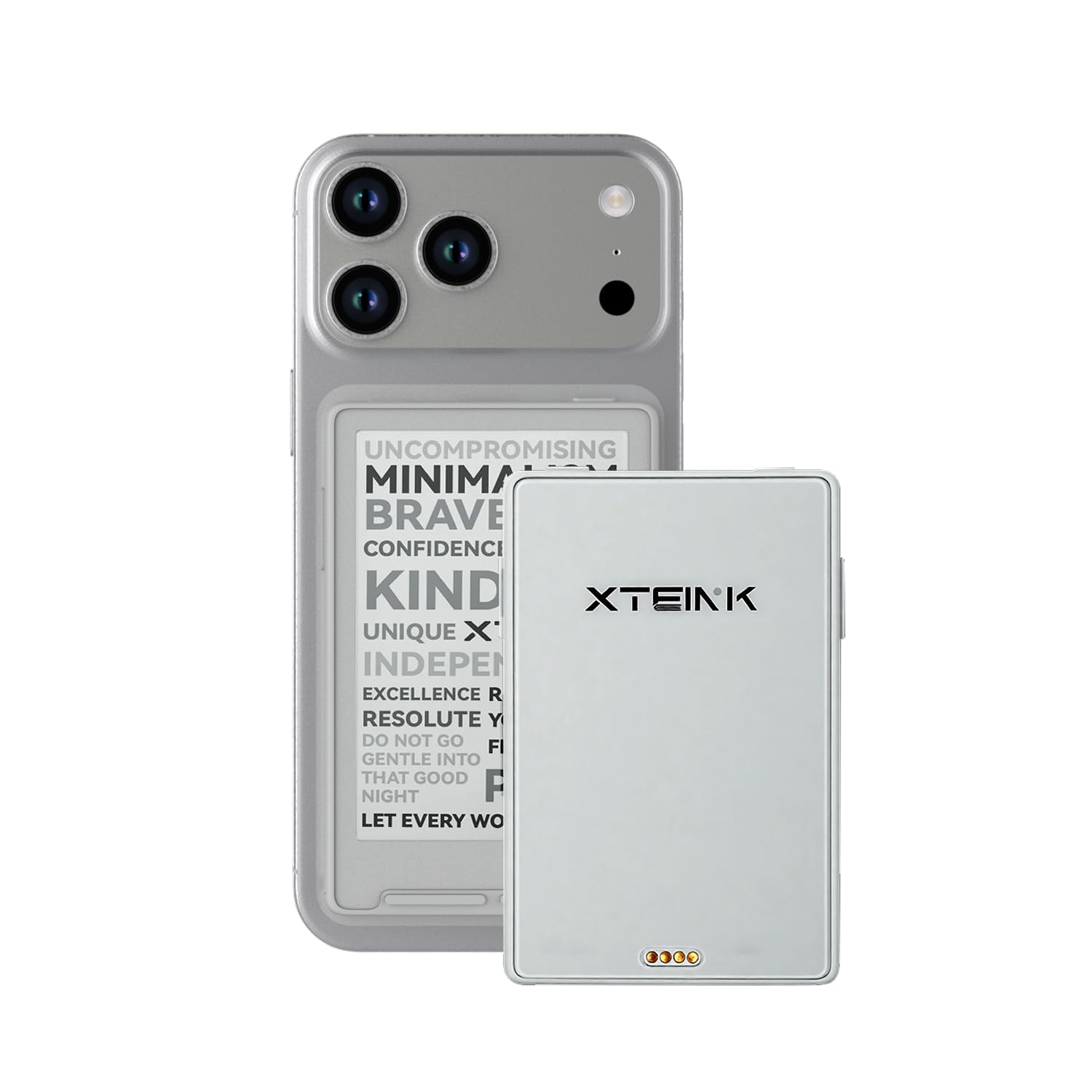 XTEINK X3 3.7" Pocket E-Ink eBook Reader, Mist Gray by XTEINK - Angle View 1