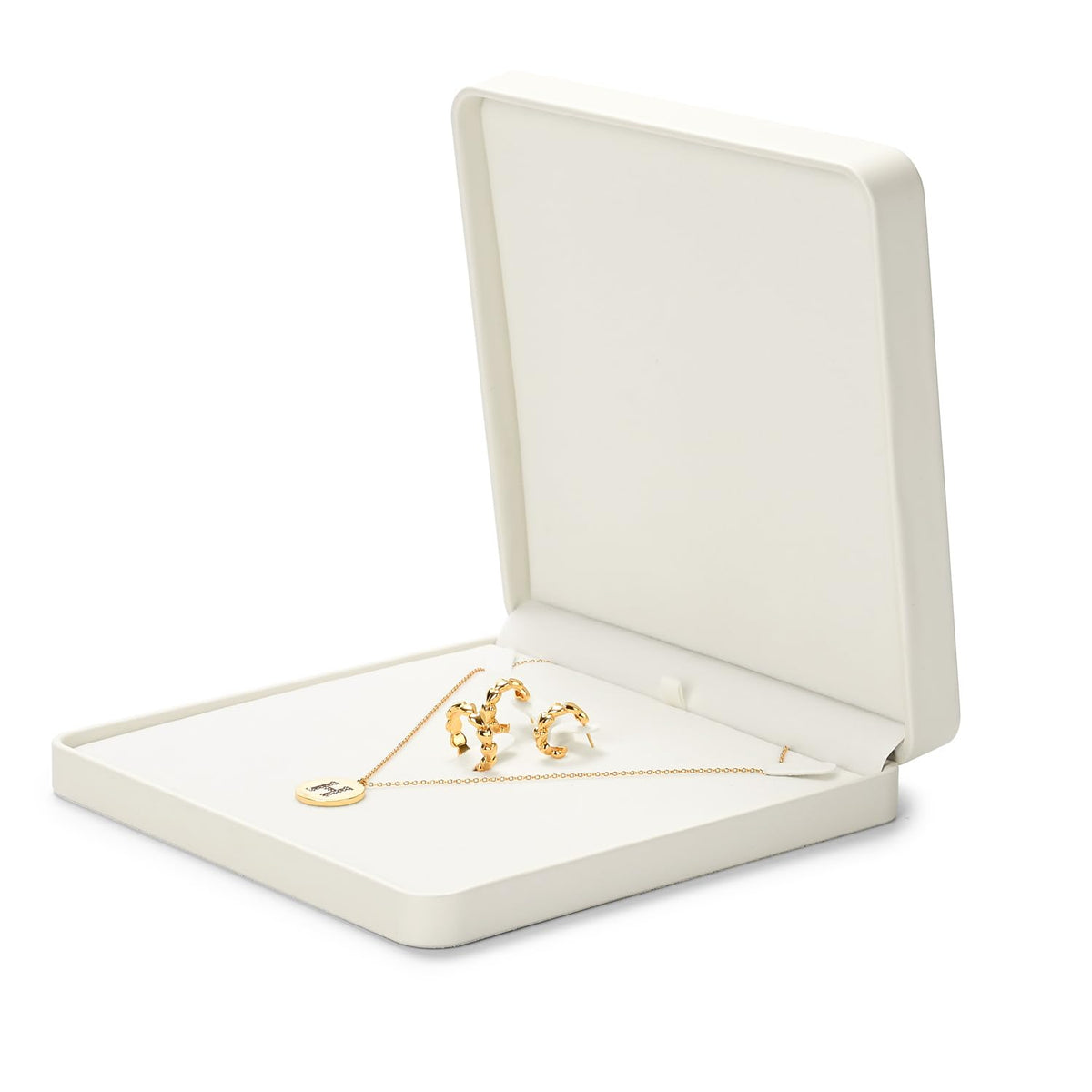 Oirlv Leather Jewelry Set Box Big Necklace Storage Case - Oirlv Official Imagery - 2