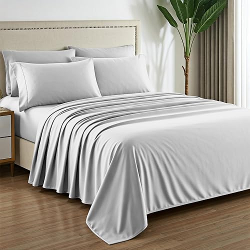 Mayfair Linen 100% Pure Egyptian Cotton Sheet Queen Size - - Product Imagery