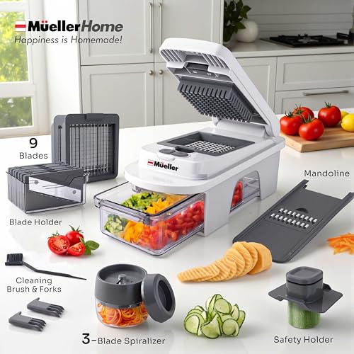 Mueller Pro-Series All-in-One, 12 Blade Mandoline Slicer for - Product Imagery