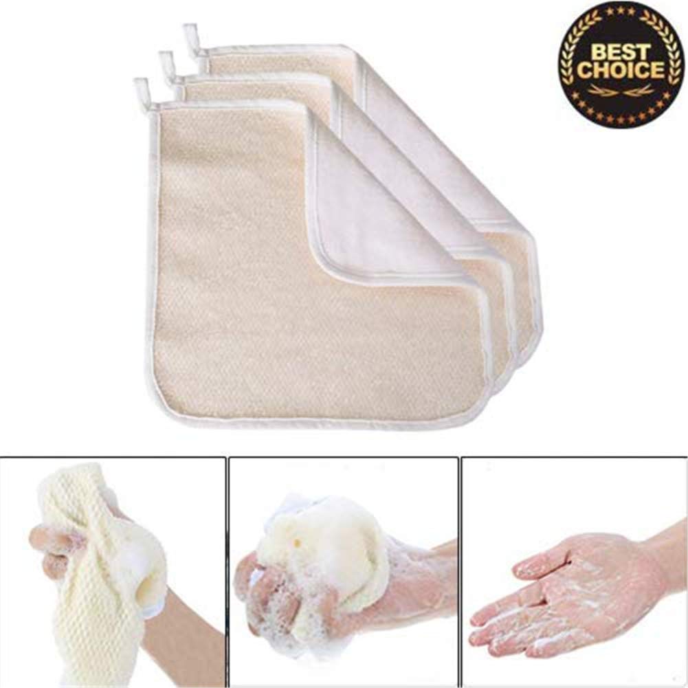 Mofuiry Exfoliating Face Body Wash Cloth Towel, Soft - Weave Scrub Towel Beauty - Mofuiry Official Product View 4