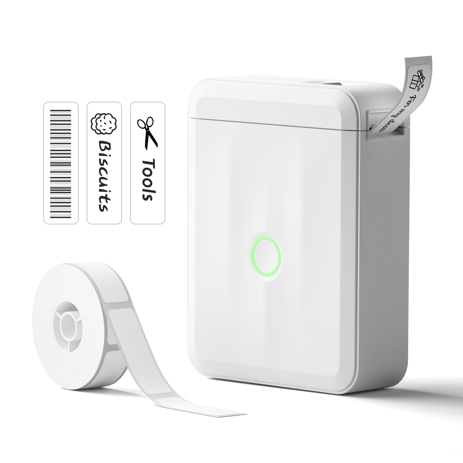 NIIMBOT D110 Upgrade Mini Label Maker, Bluetooth Thermal Printer by NIIMBOT - Angle View 1