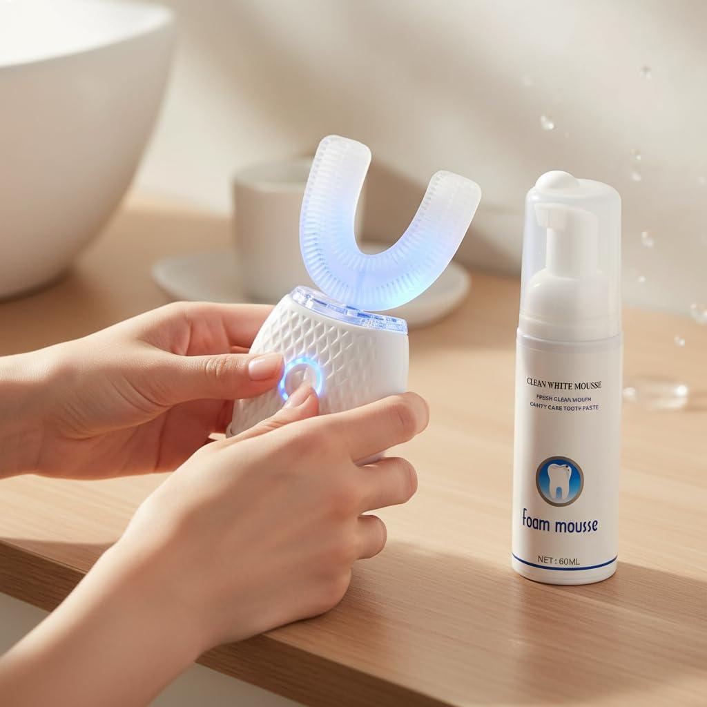 Ultra Soft U Shaped Toothbrush for Adult Daily Oral Care - Ralexidog Official Imagery - 8