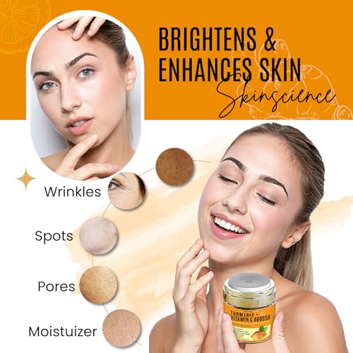 Turmeric Face Cream with 30% Vitamin C – Glow Booster, - Product Imagery