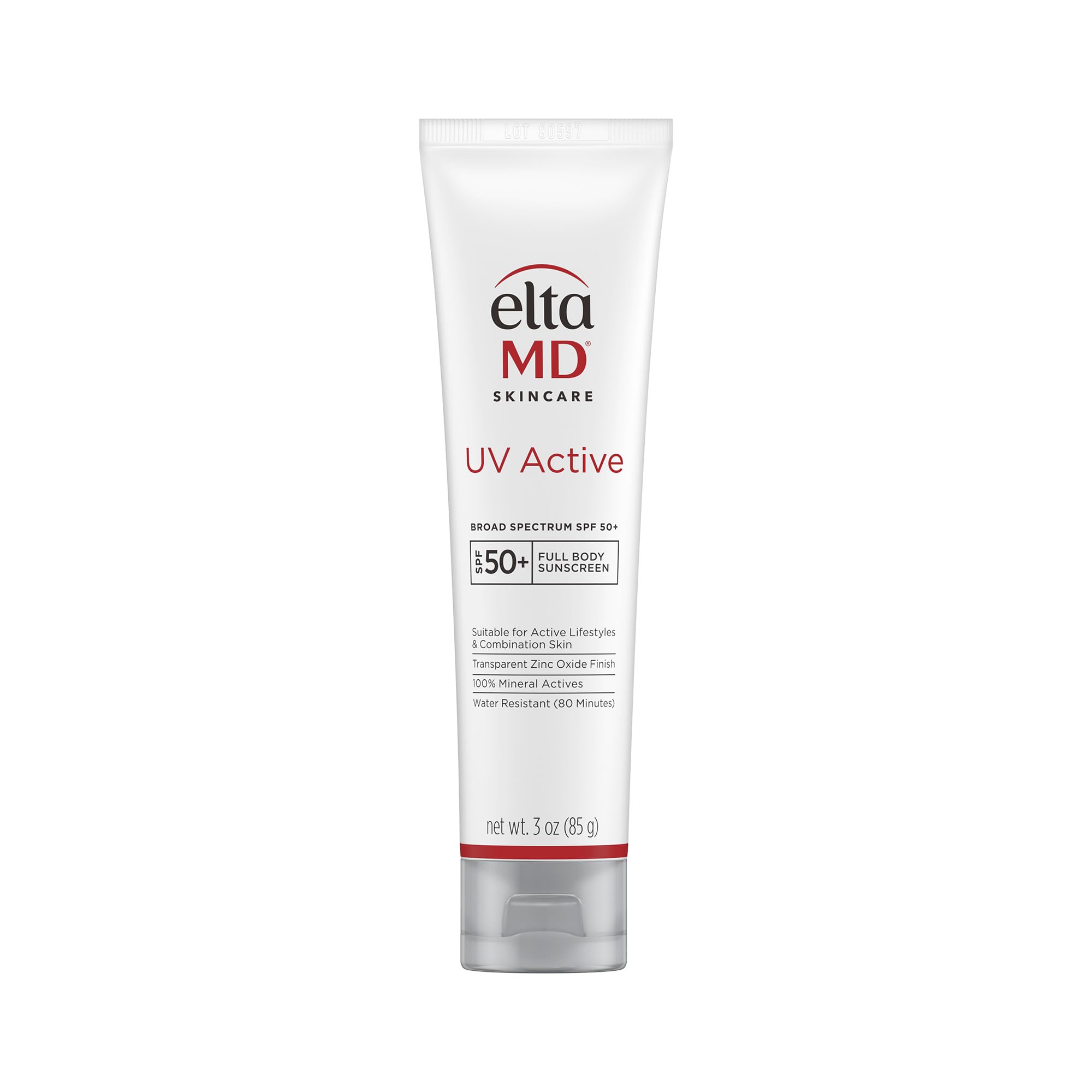 EltaMD UV Active 100 Mineral Sunscreen SPF 50 Full Body - Premium Selection Official Imagery - 1