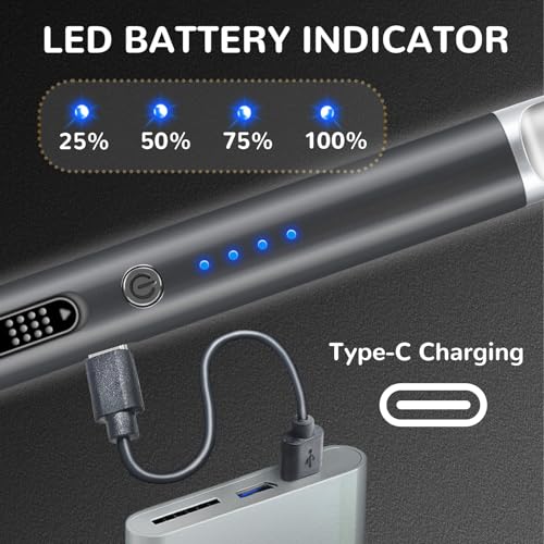 2 Pack Electric Candle Lighter USB Rechargeable Lighters - Product Imagery