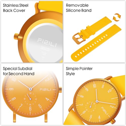Mens Watches Minimalist Ultra Thin Waterproof Fashion Dressy - Product Imagery
