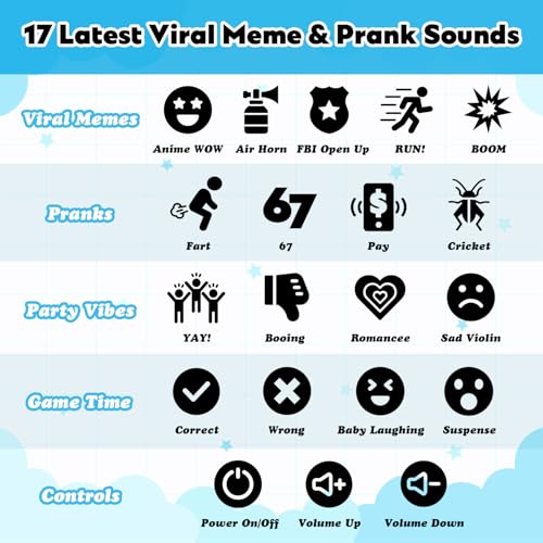 Sound Effects Machine 67 Meme Gifts Funny Button Prank Board - Product Imagery