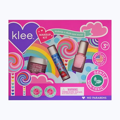 Klee Naturals Makeup Kit with Nail Polish Glitter Gel and - Klee Naturals Official Imagery - 1