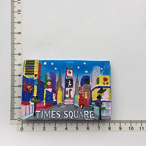 New York Time Square USA 3D Refrigerator Magnet Resin Travel - Product Imagery