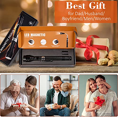 Magnetic Flashlight Gifts for Men Stocking Stuffers for Men - Product Imagery