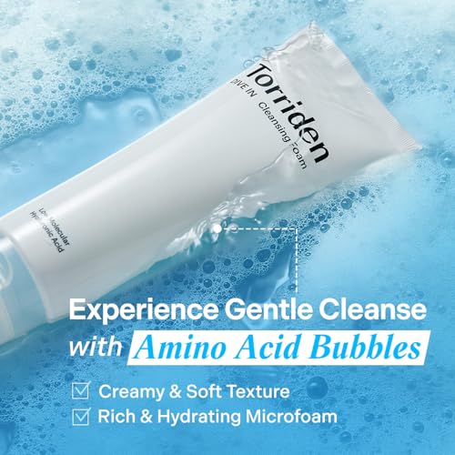 Torriden DIVE IN Cleansing Foam Face Wash 150ml (5.07 fl.oz.) | - Product Imagery