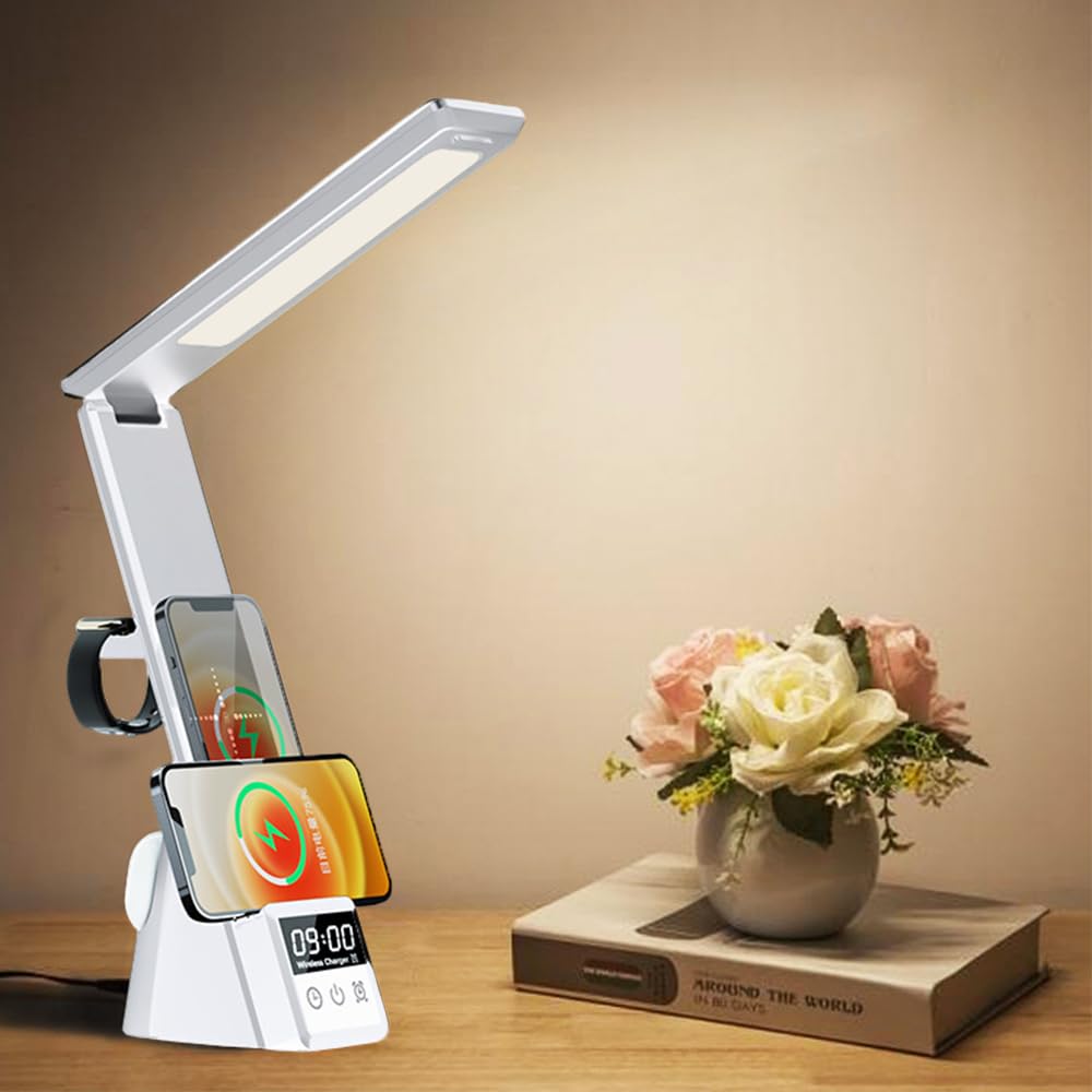 IHAO 6in1 Multifunctional Foldable LED Table Lamp with - IHAO Official Imagery - 2