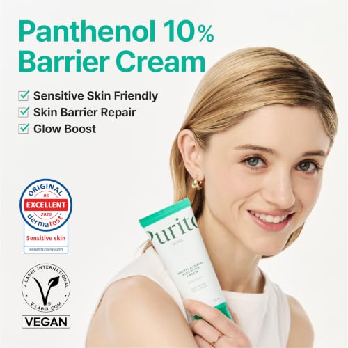PURITO Panthenol 10% Cream for Sensitive Skin, 3.38 fl.oz - Product Imagery