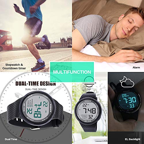 TOMORO Vogue Men's Unisex 100M Waterproof Ultra-Thin Minimalist - Product Imagery