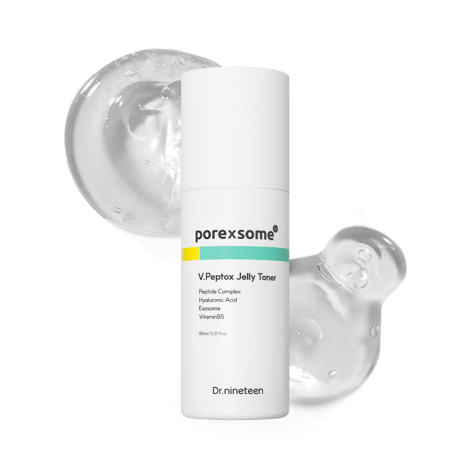 Dr.nineteen PoreXsome V.Peptox Jelly Toner 150mlㅣ13Peptides 25,000ppm, 10HA - Dr.nineteen Official Product View 1