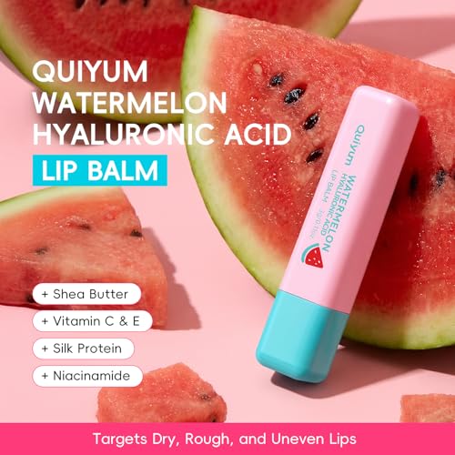 QUIYUM Watermelon Skincare Set 3 Pcs - Includes Hand Cream, Lip - Product Imagery