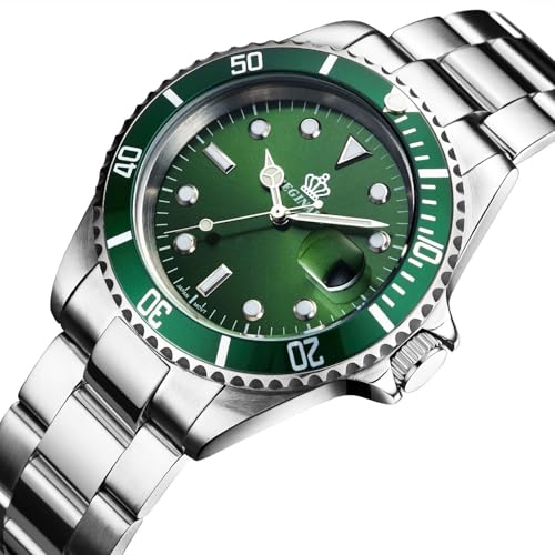 FANMIS Men's Quartz Watch Rotating Bezel Stainless Steel Dress - Product Imagery