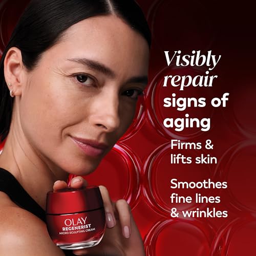 Olay Face Moisturizer, Regenerist Micro-Sculpting Facial Cream - Product Imagery