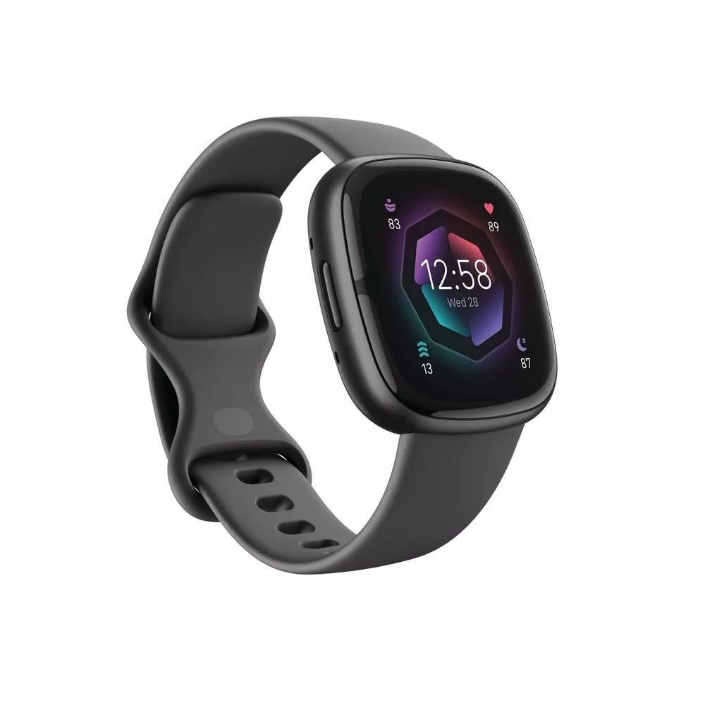 Fitbit Sense 2 Health and Fitness Smartwatch - Shadow Grey/Graphite - View 1