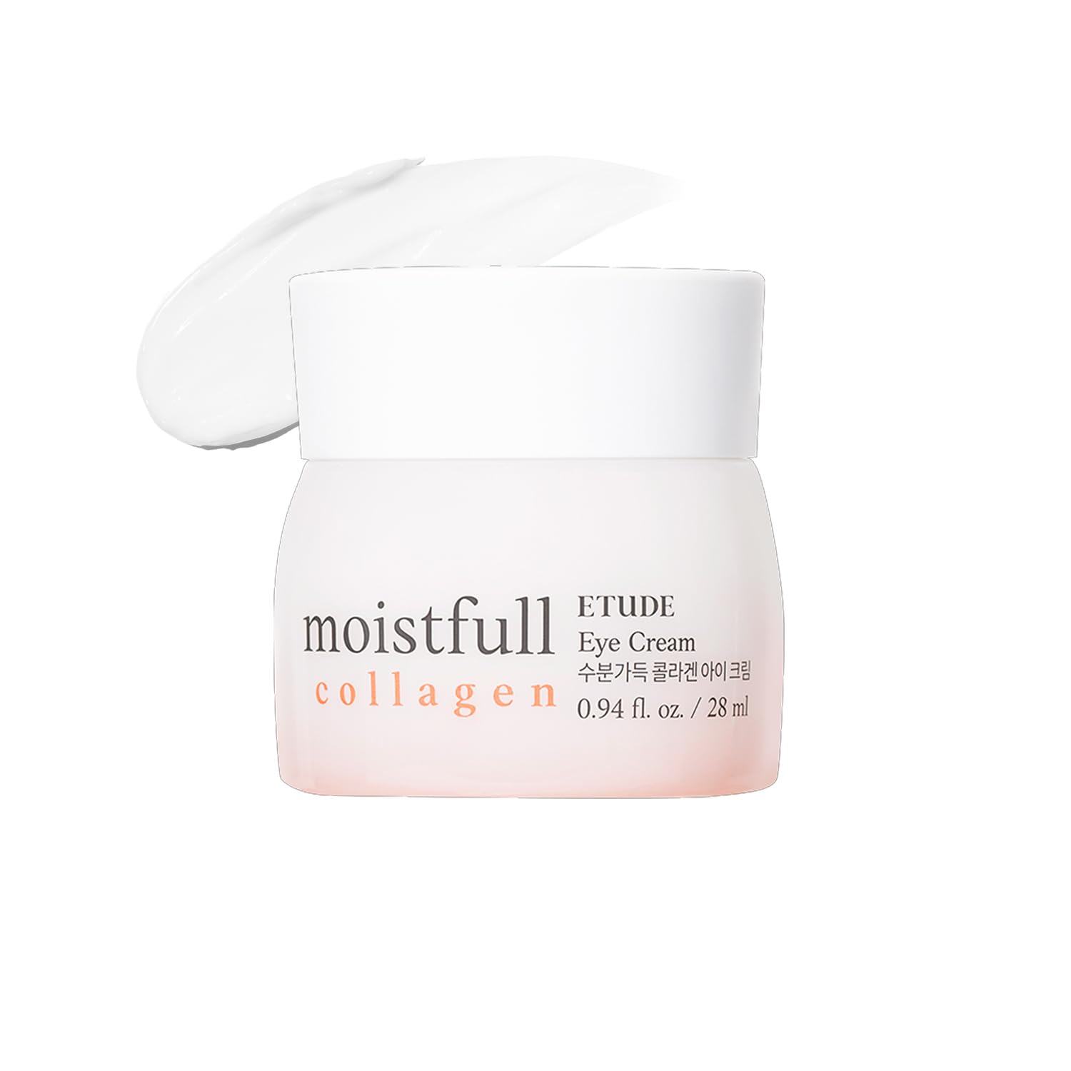 ETUDE Moistfull Collagen Korean Eye Cream, Hydrating, 0.94 fl oz - Product Imagery