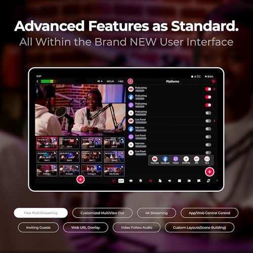 YoloBox Extreme, 4K All-in-One Multi-Cam Live Streaming Equipment - Product Imagery