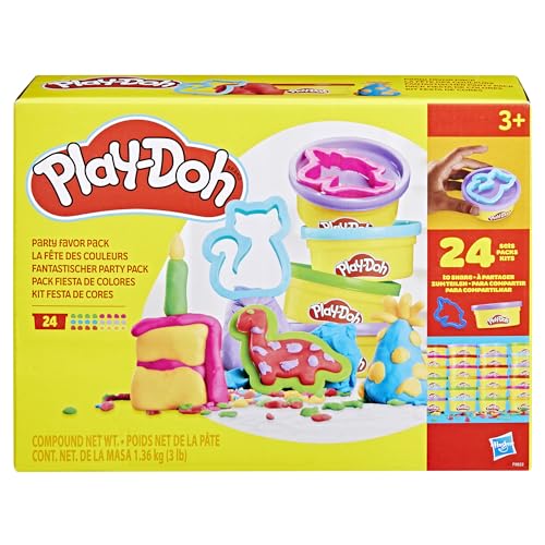 Play-Doh Party Favor Pack, Bulk 24 Pack of Modeling Compound - Product Imagery