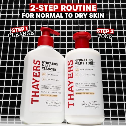 Thayers Milky Hydrating Face Cleanser with Snow Mushroom and - Product Imagery