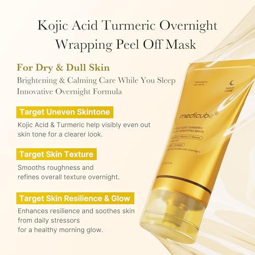 medicube Viral Overnight Wrapping Mask Duo - Collagen and Kojic - Product Imagery