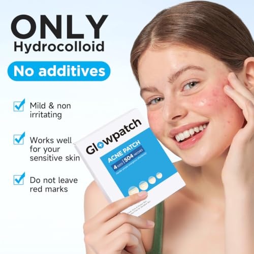 504 Counts 4 Sizes Hydrocolloid Pimple Patches for Face - Product Imagery