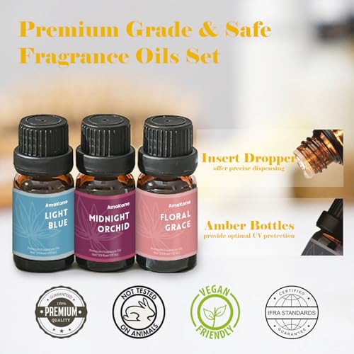 AmaKane Feminine Fragrance Oil Set, Women Essential Oils for - Product Imagery